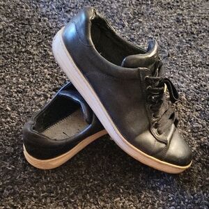 Tom Ford Black Leather Men's Sneakers